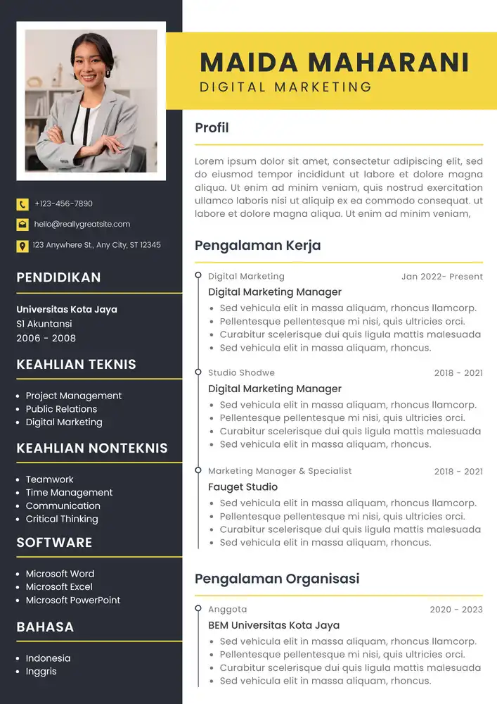 CV Kreatif 013