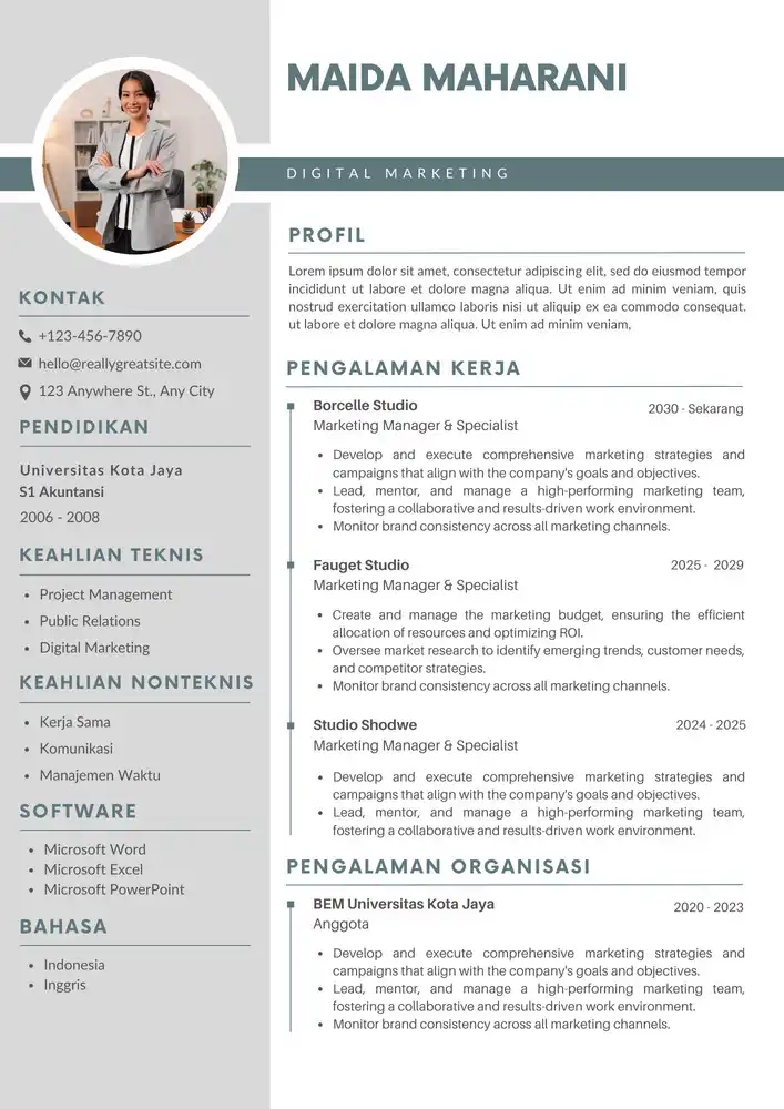 CV Kreatif 014