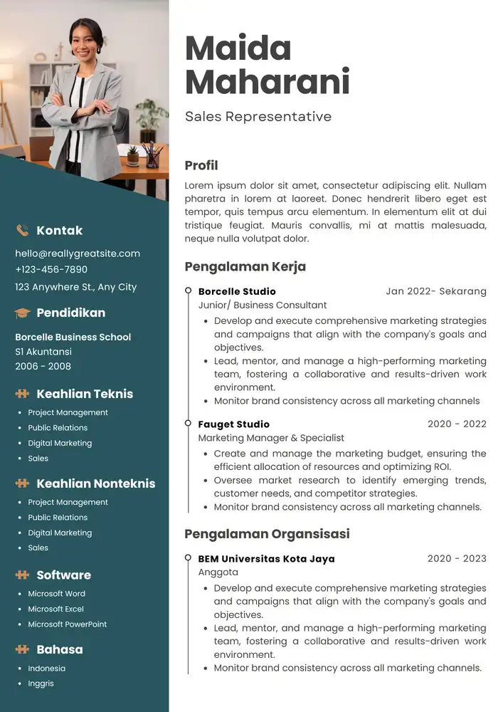 CV Kreatif 016